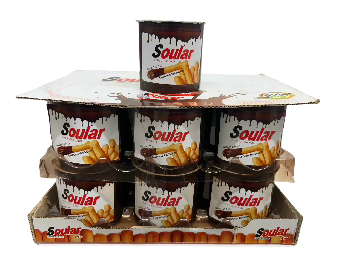 Cocoa cream with Biscuits-Soular (pack of 24)