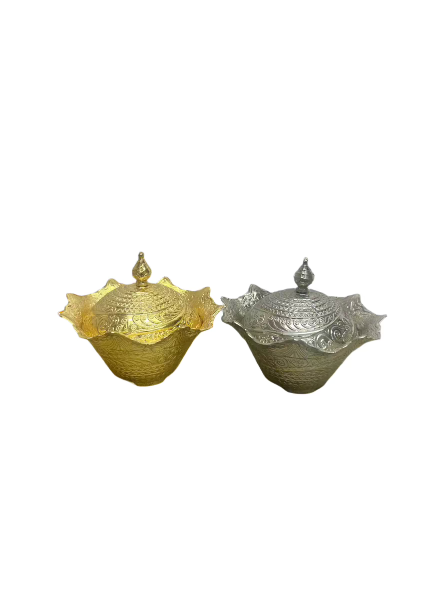Metal Sugar Bowl-(1)