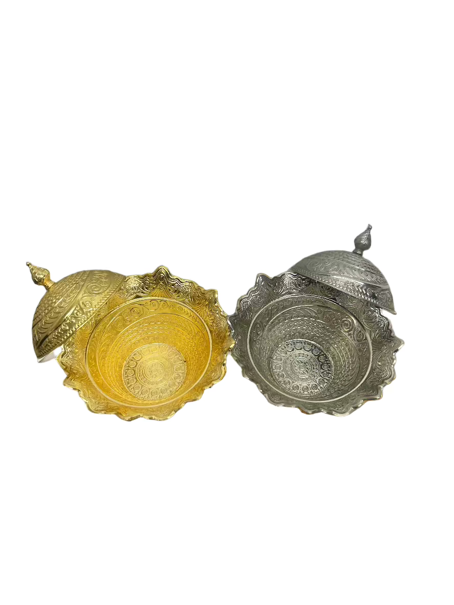 Metal Sugar Bowl-(1)