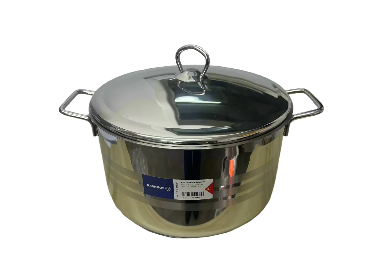 ASTRA STAINLESS STEEL POT-9.8 L (SET OF 1)